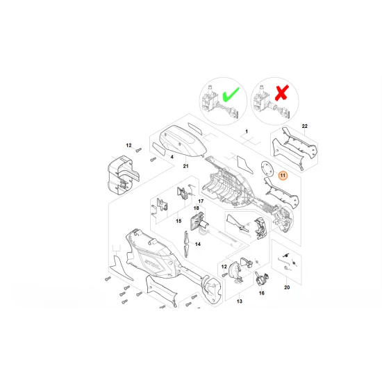 STIHL  Tabliczka z typem urządzenia HLA 86 4859 967 1501